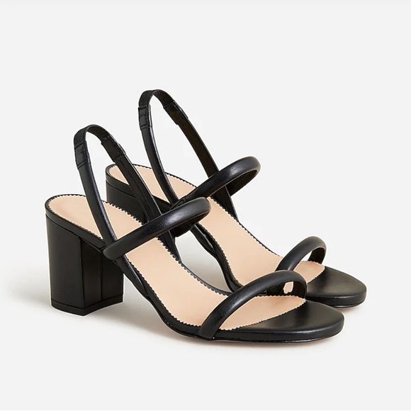 J. Crew Shoes - J Crew Lucie NWT NIB slingback block-heel sandals in leather BE786